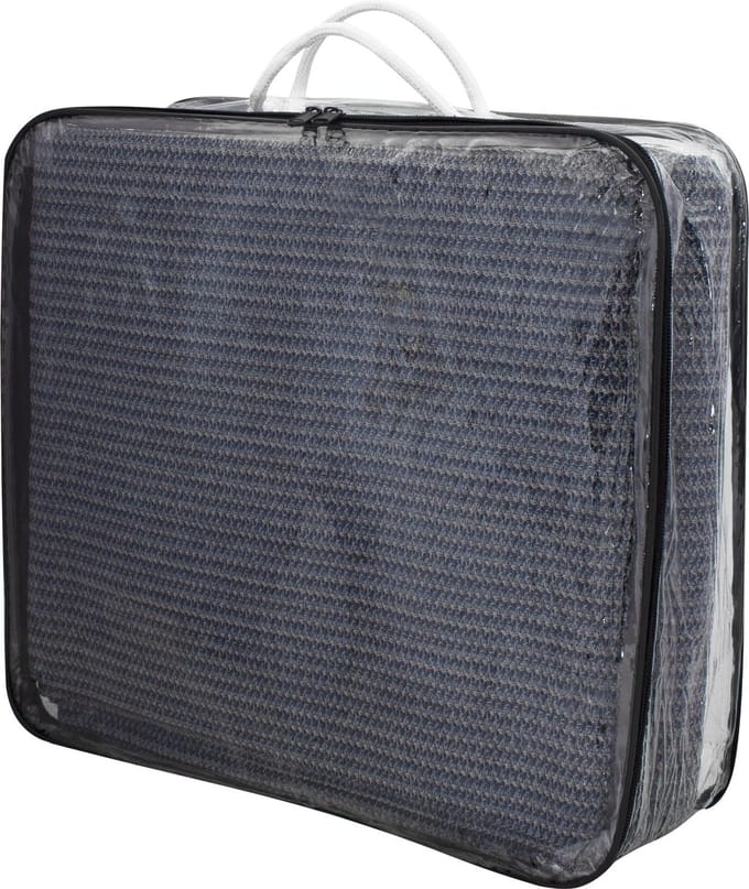 Eurotrail Multi Functional Tapijt/Schaduwdoek - 250*400cm - Grijs/Blauw