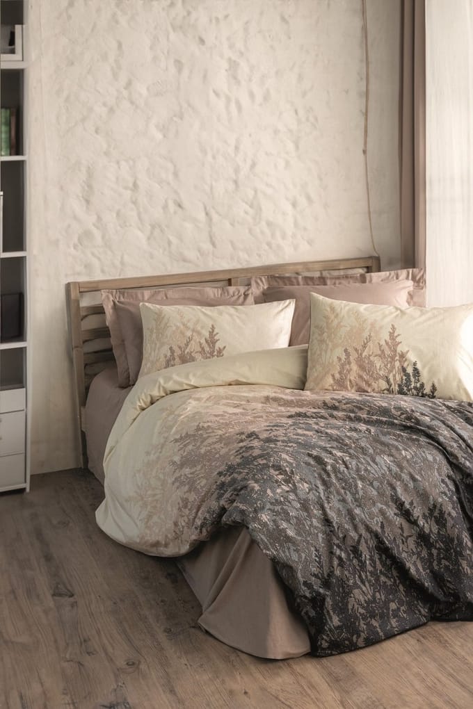 L'Essentiel Maison - Dekbedovertrek - Ranforce - Beige - 155x220