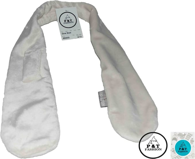 P&T Baby Doorsteeksjaal - Ecru - 78 x 9cm