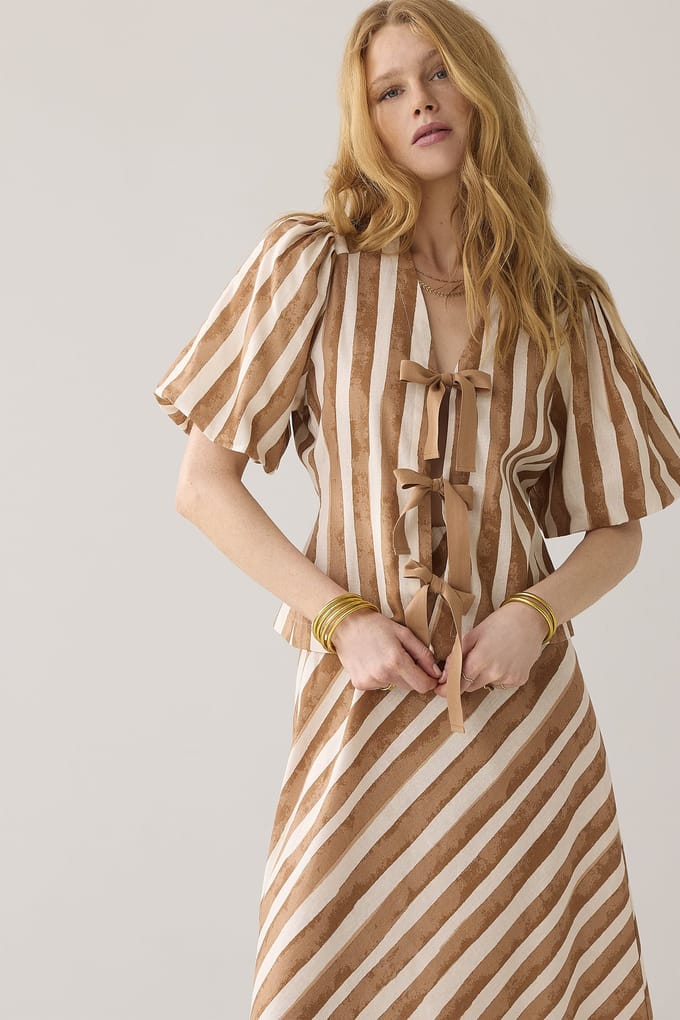 Summum Woman Top Stripe Printed Peanut Größe: 44 | Blusen Outlet | Damen