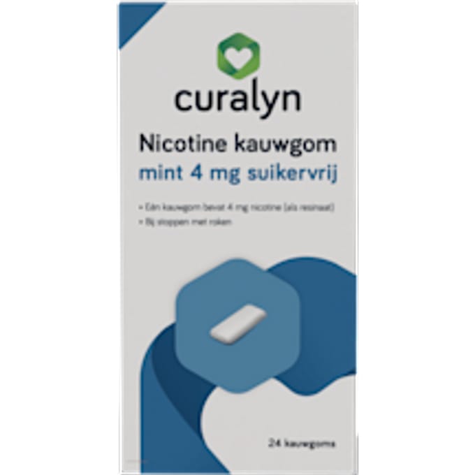 Nicotine kauwgom 4mg mint