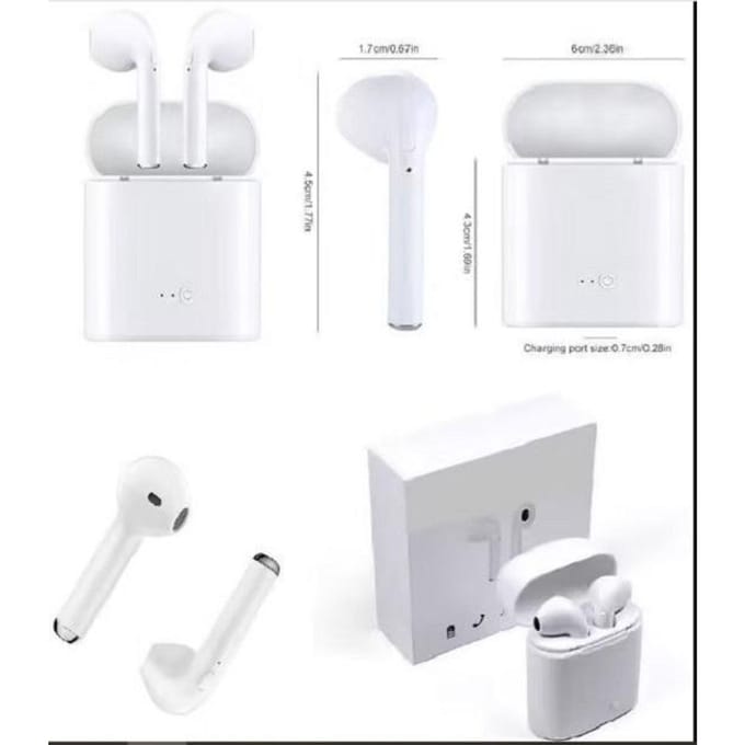 Ecouteur sans fil + kit pieton + micro blanc pour Smartphone et Tablette blanc