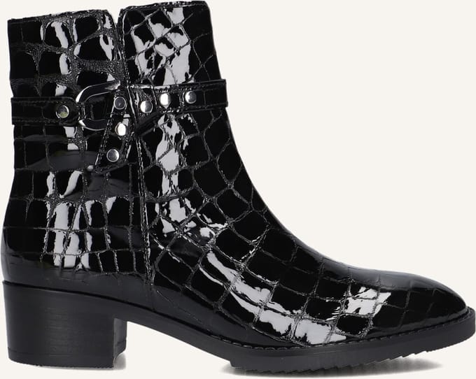 Gabor 511 Enkellaarsjes - Enkelboots met rits - Dames - Zwart - Maat 39