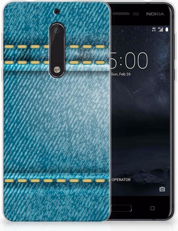 Nokia 5 Silicone Back Cover Jeans