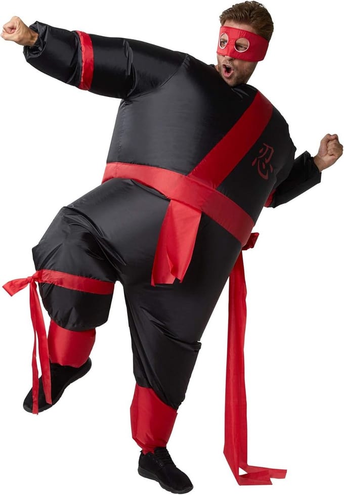 Opblaasbaar Kostuum Unisex - Zelfopblazend Verkleedkostuum voor Feest & Carnaval