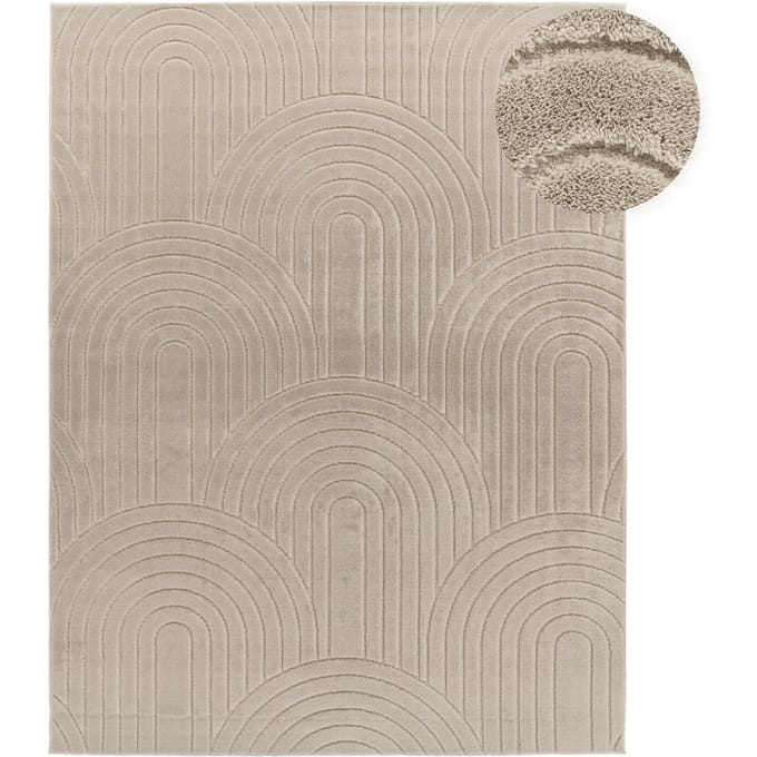 Modern tapijt Tokko beige 160x220 cm