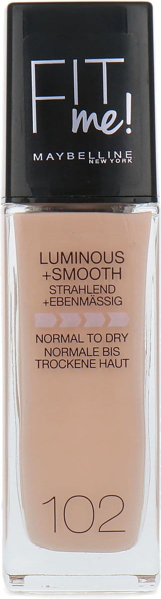 Maybelline Fit Me Luminous + Smooth Foundation - 102 Fair Ivory