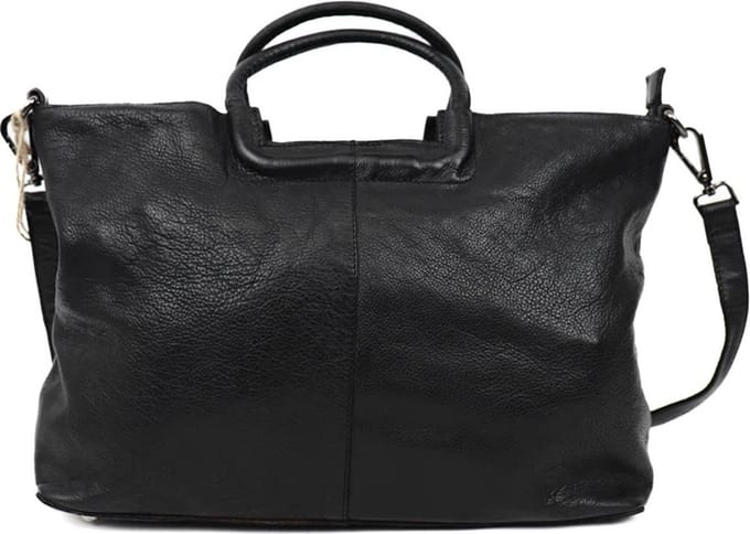 Bear Design Jasmijn L Leren Handtas - Zwart