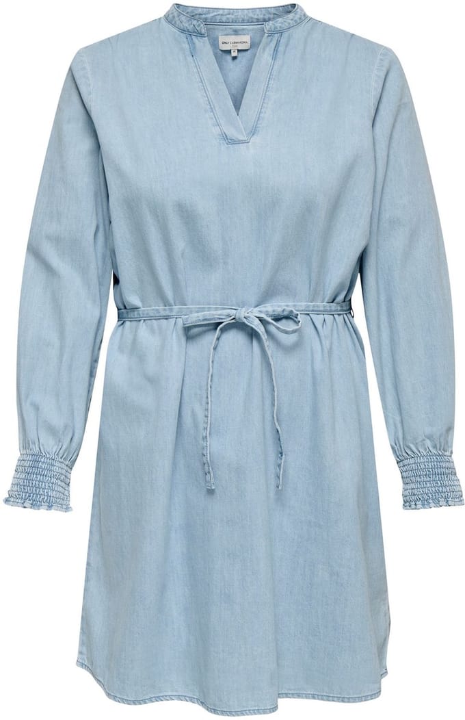 ONLY Carmakoma Denim jurk CARMETTA Midi-jurk
