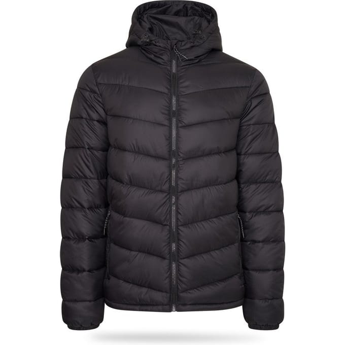 Pierre Cardin - Heren Jas winter Padded Jacket - Zwart - Maat M