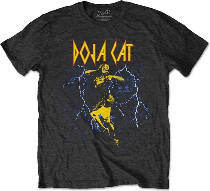 Doja Cat - Lightning Planet Her Heren T-shirt - M - Zwart