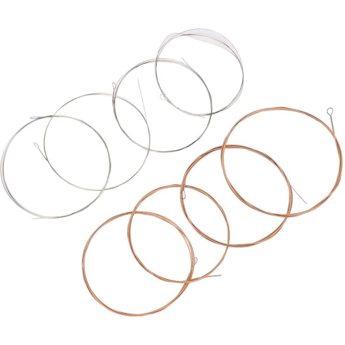 8 Stuks Mandoline Snaar Fosforbrons Stabiel Timbre 8 Snaar Mandoline Snaren voor Vervanging white