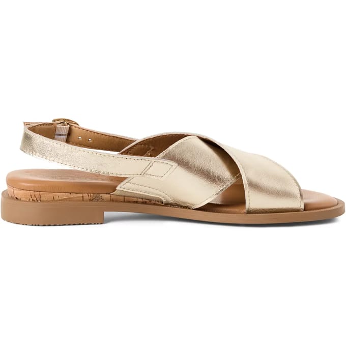 TAMARIS Core Dames Sandalen - LIGHT GOLD MET
