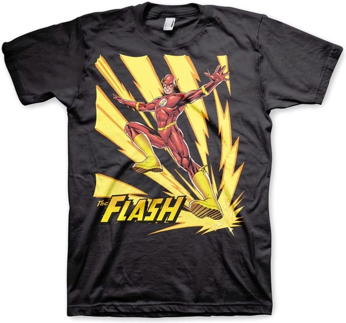 DC Comics The Flash Heren Tshirt -M- Jumping Zwart