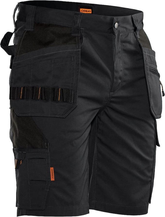 Jobman Practical 2722 Korte Werkbroek Holsterpockets - Mannen - Zwart - 44