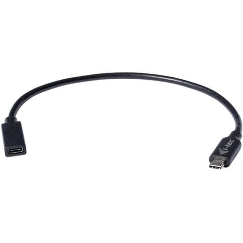 i-tec C31EXTENDCBL USB-C-kabel USB 3.1 Gen2 USB-C bus, USB-C stekker 0.30 m Zwart Met verlengkabel