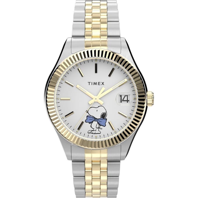 Timex Peanuts Legacy Bowtie TW2Y11100 Horloge - Staal - Multi - Ø 34 mm