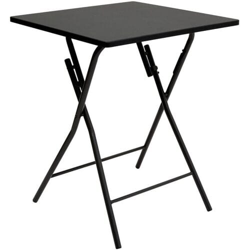 Vouwtafel Hespéride Staal Zwart/Gris (60 x 60 x 75 cm)
