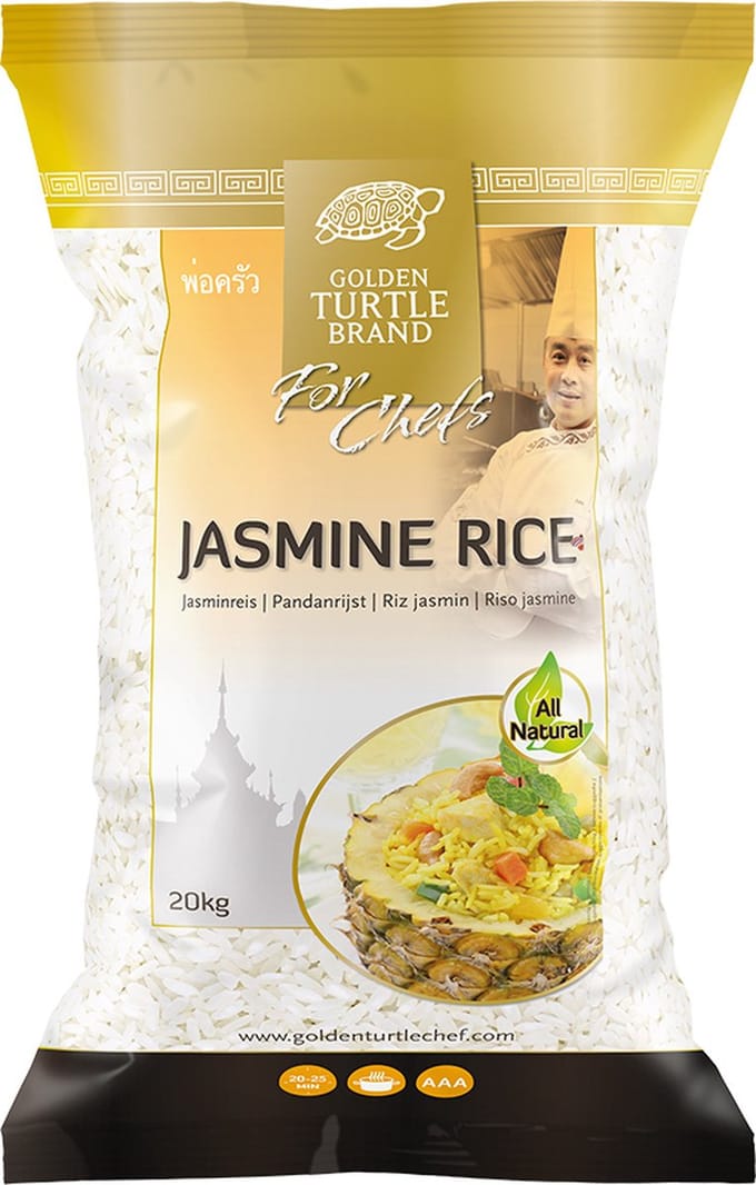 Golden Turtle Chef Jasmijnrijst 1 x 20 kg