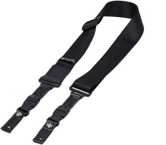 Gitaarband 5 cm - Met Quick Release - Fazley NILO QRS-BLK - Zwart