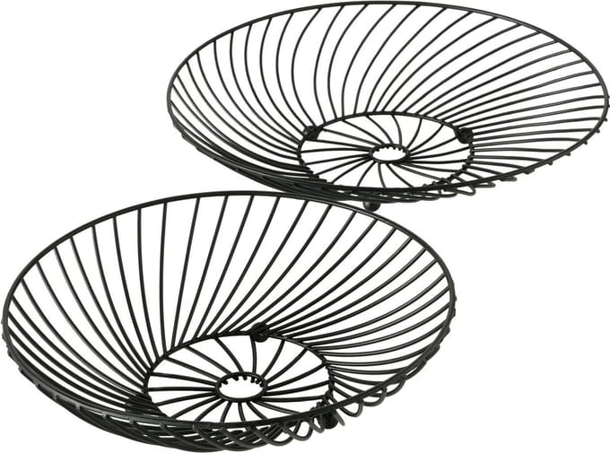Schaal Tabea metaal set a 2st Ø25/28cm