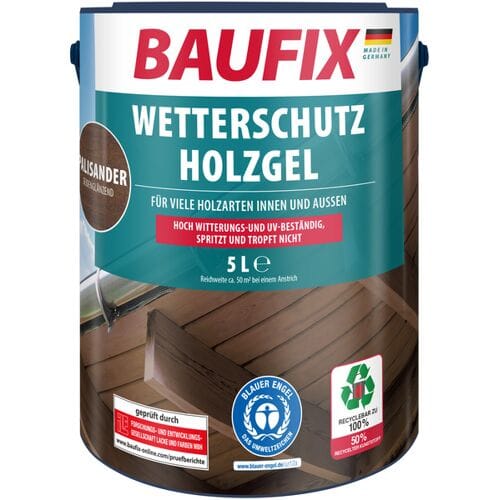 BAUFIX Houtbeschermende Gel- Beits palissander 5 Liter
