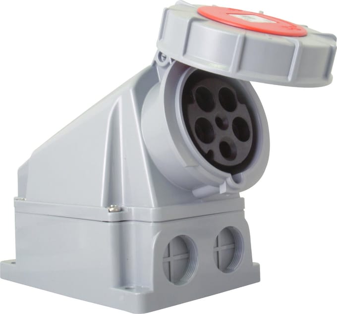 Kopp CEE stopcontact 5-polig 400V 6H 63A IP44 (106300008)
