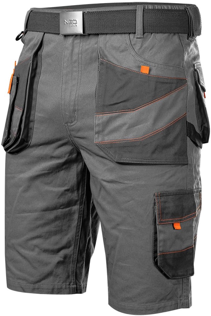 NEO Cotton Slim Serie - Korte Werkbroek - 100% Katoen - Maat M