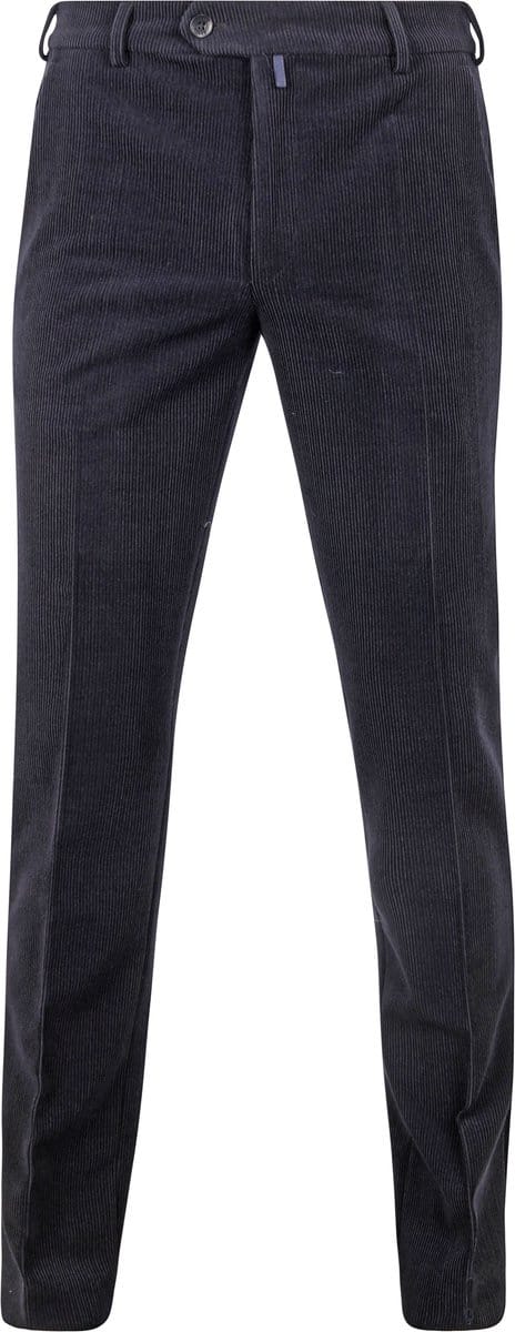 Meyer Chino Roma Wol Corduroy Donkerblauw (navy) - Maat 56 - Heren