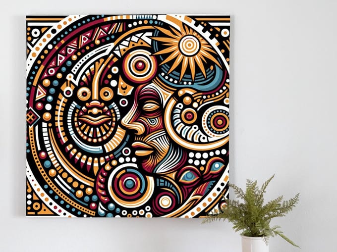 Kunstprint | Wanddecoratie | Dibond | 50 × 50 cm