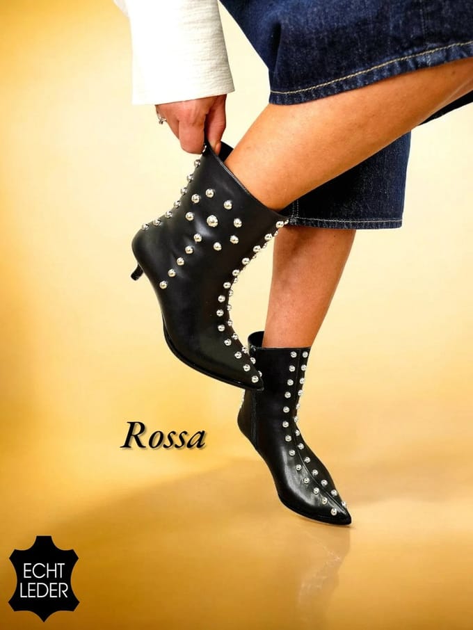 Barla Shoes - Rossa - Studs - Enkellaars