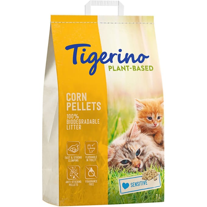 7 L Tigerino Plantaardige Kattenbakvulling