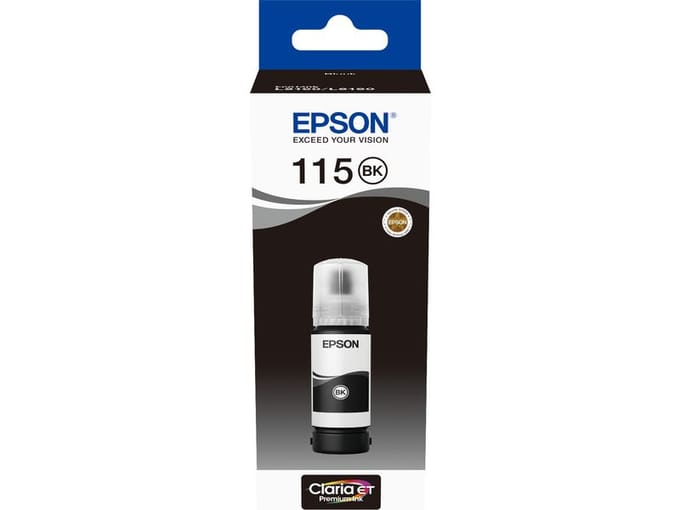 Epson 115 inktfles pigment zwart (origineel)