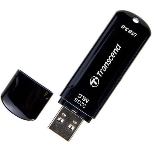 Transcend JetFlash™ 750K USB-stick 32 GB Zwart TS32GJF750K USB-A 3.2 Gen 1