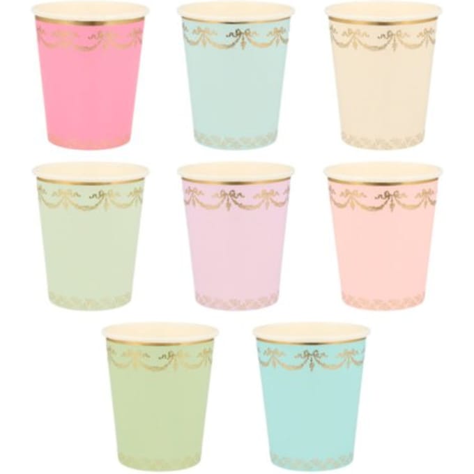 Meri meri x ladurée - bekertjes papier à 8 stuks paris