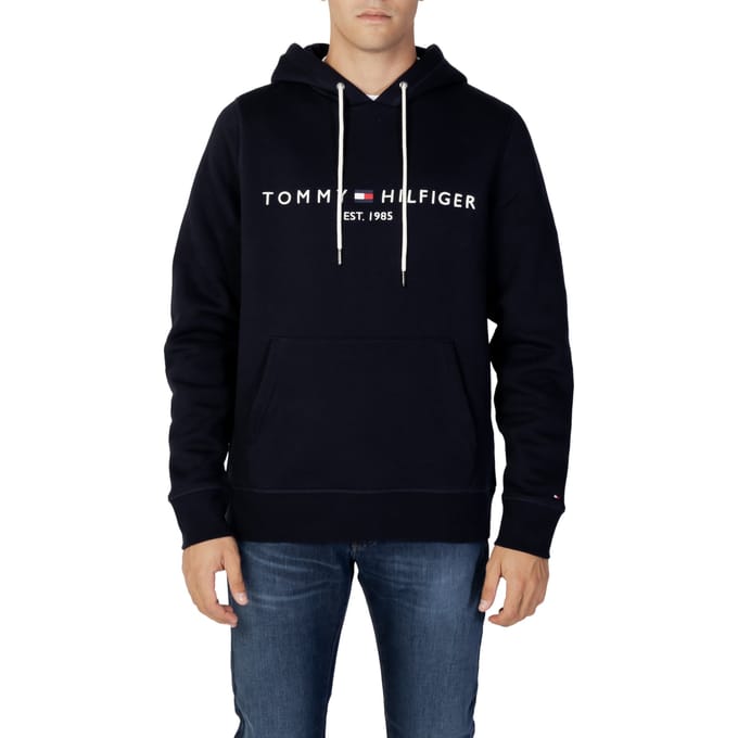 Tommy Hilfiger Core Tommy logo hoody heren L Sky Captain
