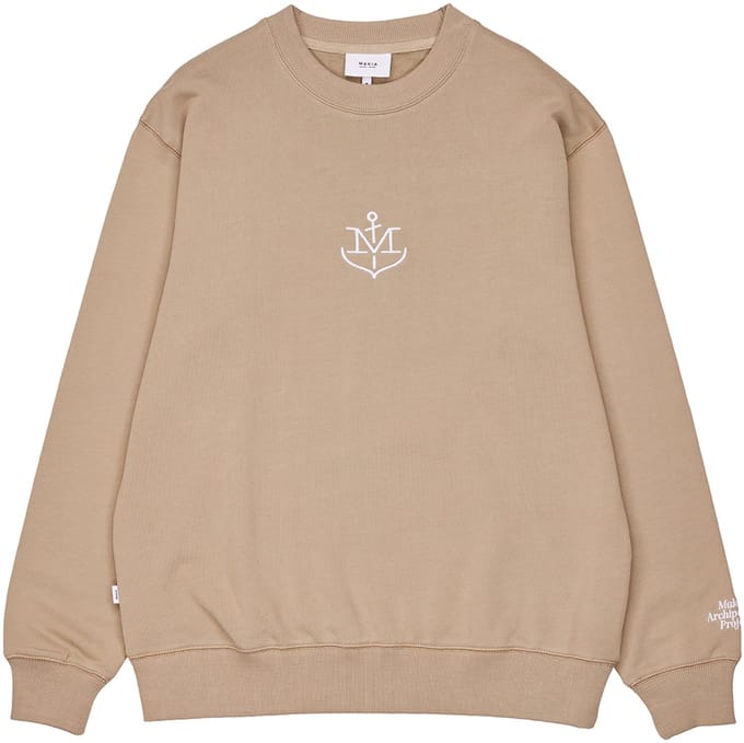 Makia A-project Sweatshirt Beige L Man
