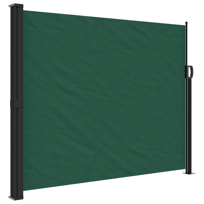 vidaXL - Windscherm - uittrekbaar - 160x500 - cm - donkergroen