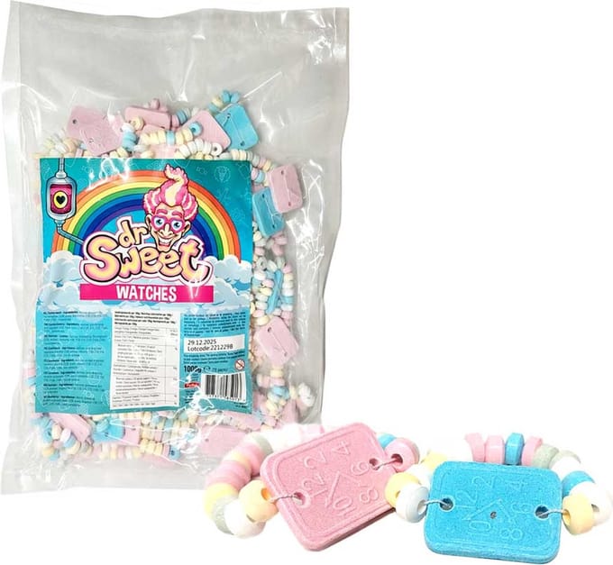Dr. Sweet Snoephorloge - 70 stuks