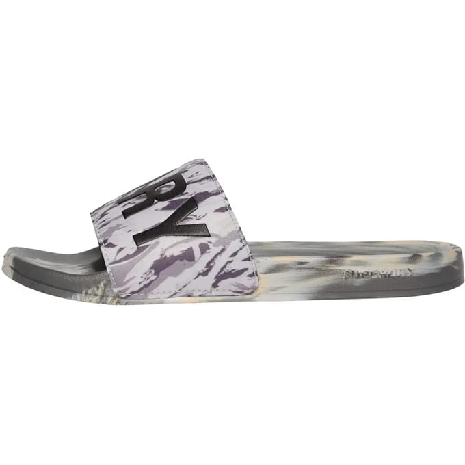 Superdry - Vegan Camo badslippers - Heren - Slippers