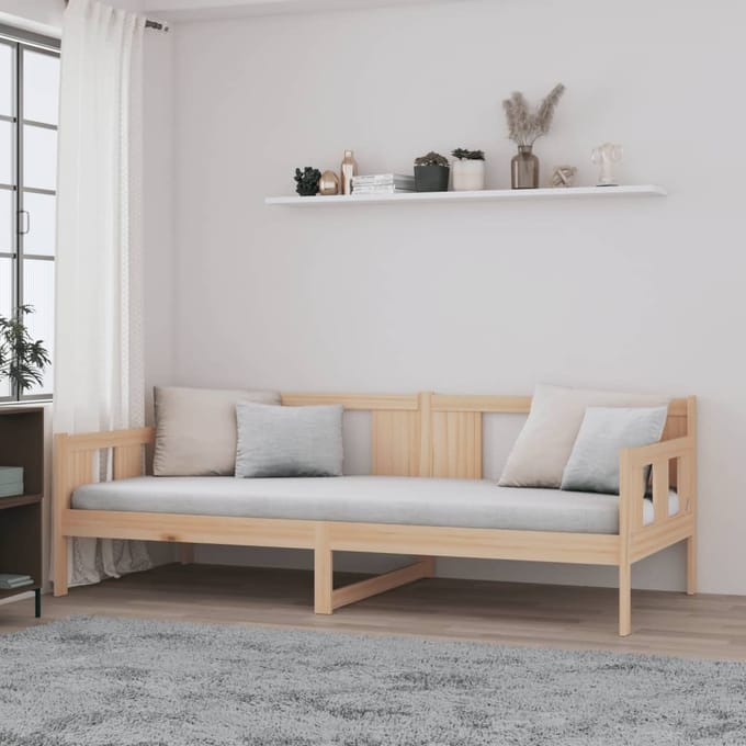 vidaXL - Slaapbank - massief - grenenhout - 80x200 - cm