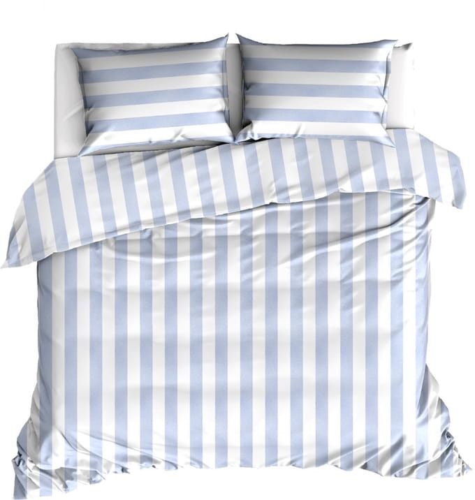 Linolux Dekbedovertrek Beach Stripe Blue 2 persoons