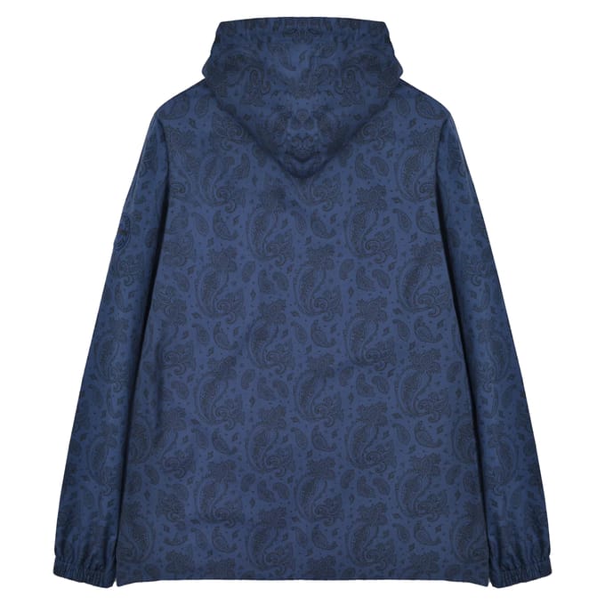 Lambretta Heren Paisley Field Jacket (Marine)