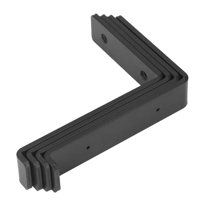 4 stuks plankdrager stevig duurzaam koolstofstaal uitsteeksel ontwerp brede toepassing decoratieve plankdrager gray