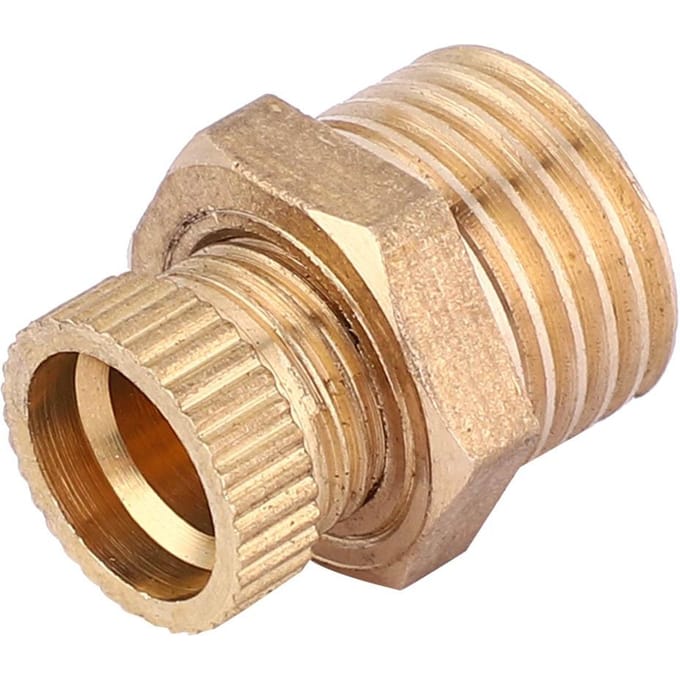 5 Stuks Wateraftapkraan Ronde Messing Vervangingssets Luchtcompressor Accessoires G1 4