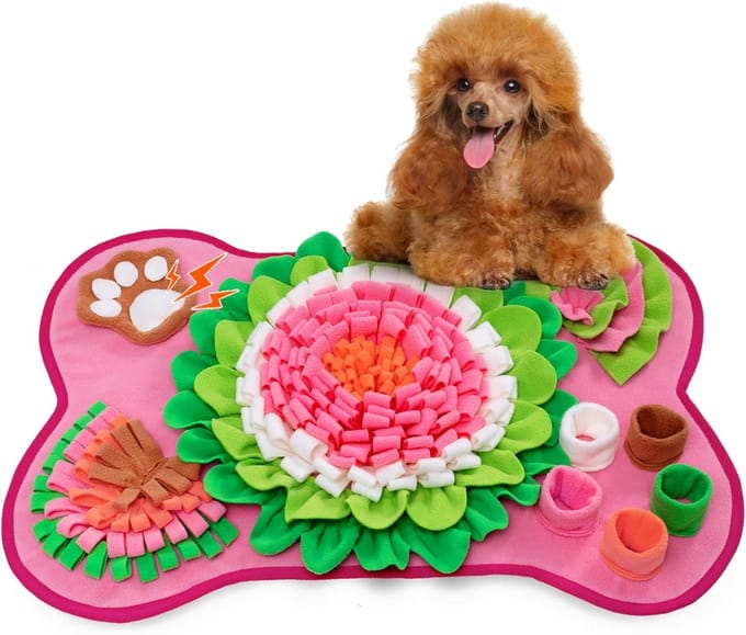 Interactieve Snuffelmat voor Honden Training en Stressverlichting