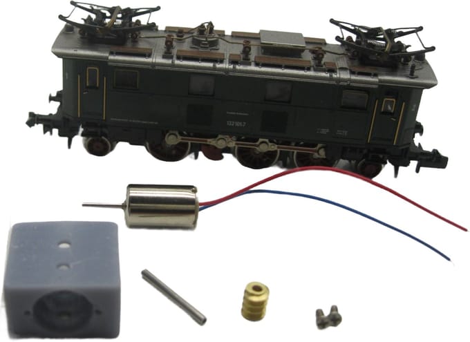 micromotor nf016G N ombouwset voor Fleischmann BR 132, SJ Du 2