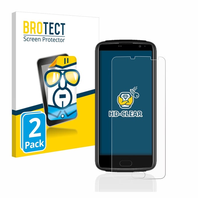 BROTECT - Screenprotector voor Beafon M7 Lite premium - Folie Beschermfolie transparant 2 Stuks