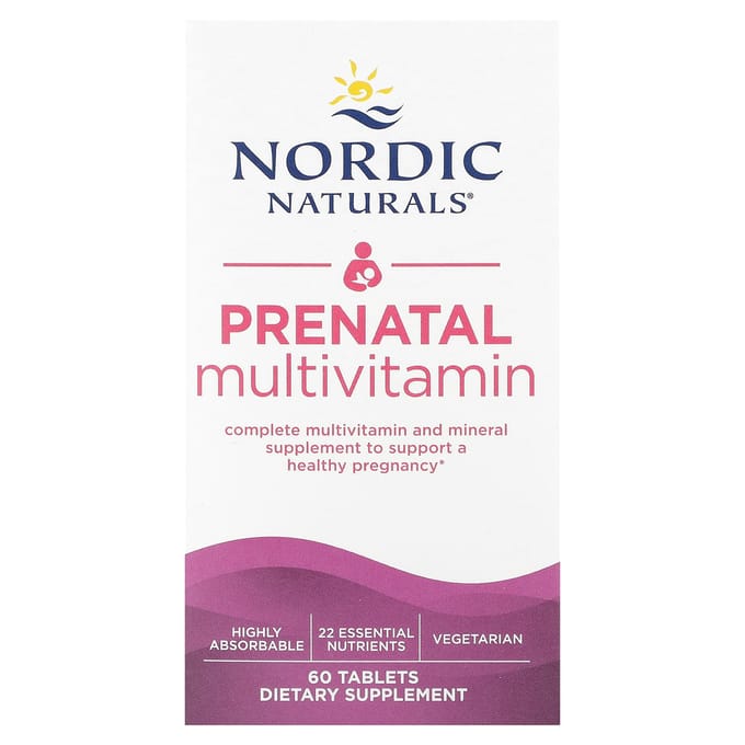 Multivitaminen voor Zwangere Vrouwen, 60 Tabletten
