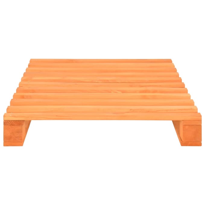 vidaXL - Bedframe - pallet - massief - grenenhout - bruin - 90x200 - cm